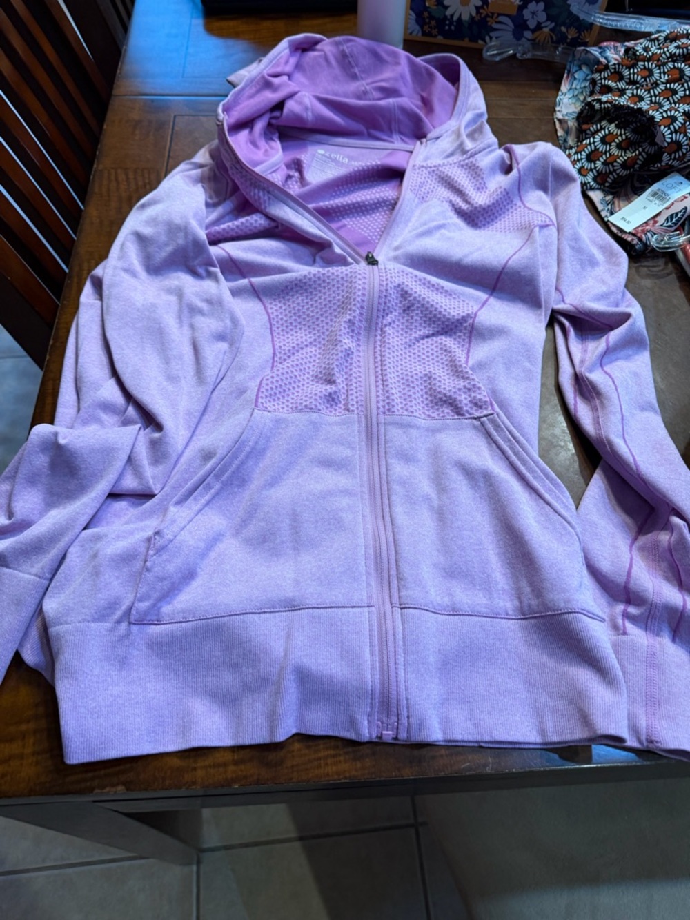 Zella Light Purple Zip Hoodie
